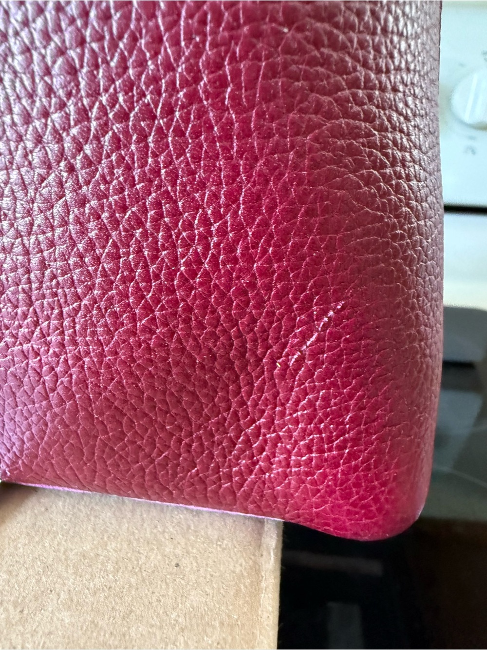 Portland Leather Poppy Purse-Large Orchid - Picture 6 of 9